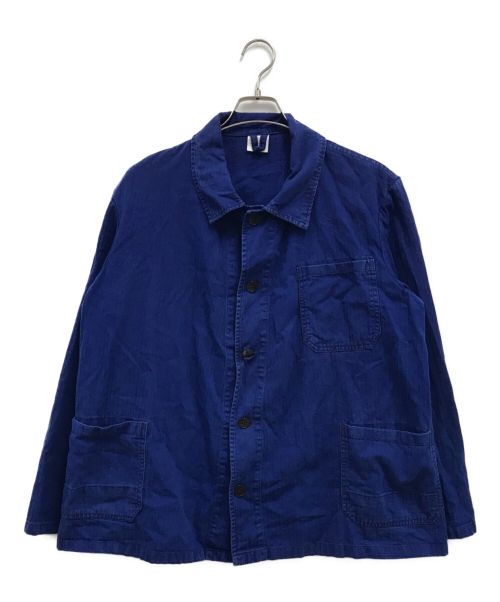 SANFOR（サンフォー）SANFOR (サンフォー) フレンチワークジャケット ブルー サイズ:52の古着・服飾アイテム