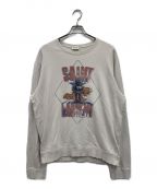 Saint Laurent Paris）の古着「Robot Sweatshirt/ロボットスウェットシャツ」｜ホワイト