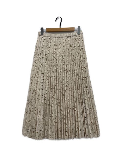 UNTITLED（アンタイトル）UNTITLED (アンタイトル) フラワーレーススカート アイボリー サイズ:M 未使用品の古着・服飾アイテム