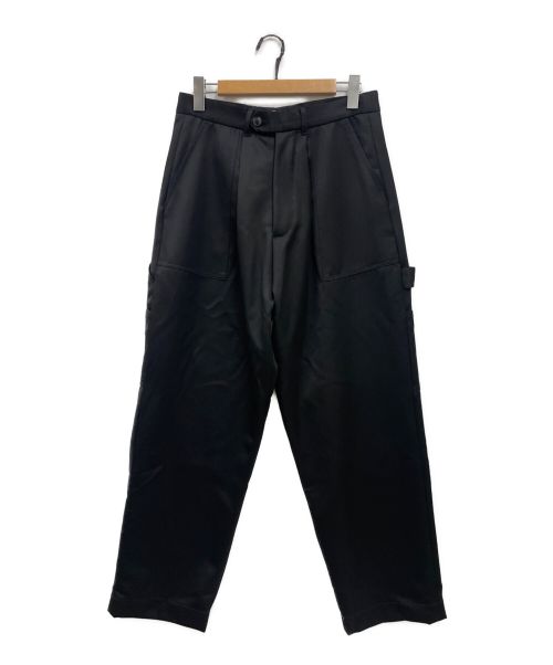 lownn（ローン）lownn (ローン) ウールペインターベイカーパンツ ブラック サイズ:46の古着・服飾アイテム