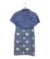 JUN ASHIDA (ジュン アシダ) フラワー刺繍ワンピース ブルー サイズ:9：4800円