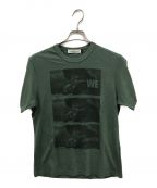 UNDERCOVERISMアンダーカバーイズム）の古着「We SilenceプリントTシャツ」｜グリーン