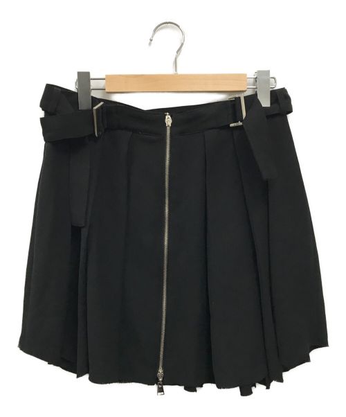 ACUOD by CHANU（アクオド バイ チャヌ）ACUOD by CHANU (アクオド バイ チャヌ) プリーツミニスカート ブラック サイズ:FREEの古着・服飾アイテム