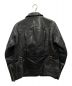 CALEE (キャリー) ホースハイド スポーツジャケット　14AW ブラック サイズ:M：42000円