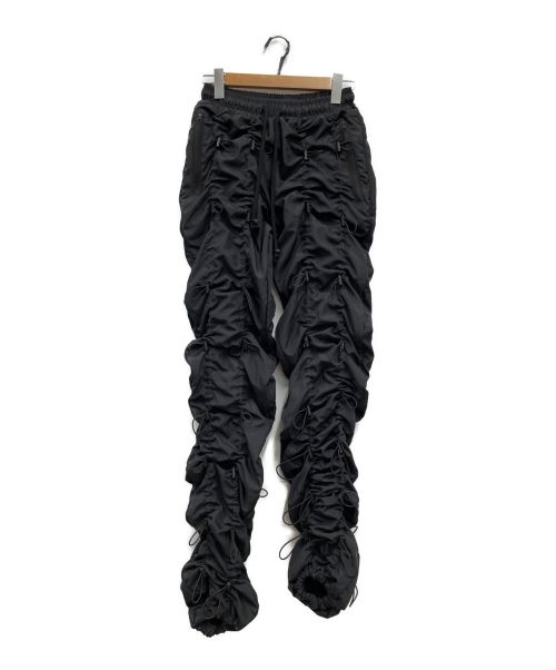 mnml（ミニマル）MNML (ミニマル) Bungee Cord Pants/バンジーコードパンツ/ギミックパンツ ブラック サイズ:XSの古着・服飾アイテム