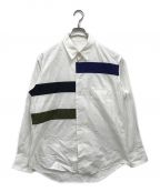 Yohji Yamamoto pour hommeヨウジヤマモト プールオム）の古着「切替シャツ」｜ホワイト