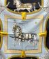 HERMES (エルメス) カレ90/GRAND APPARAT/ 盛装の馬/スカーフ ブルー：19800円