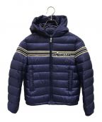 MONCLERモンクレール）の古着「Renald Moncler quilted nylon down jacket with zip/ダウンジャケット/F19541A12020」｜ネイビー