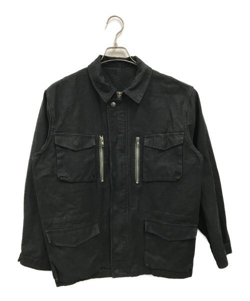 OOOO-LAY（レイ）OOOO-LAY (レイ) ジップアップジャケット ブラック サイズ:Mの古着・服飾アイテム