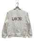 DIOR（ディオール）の古着「Dior Floral Logo Crewneck/スウェット/113J687A0531/21年モデル」｜ホワイト