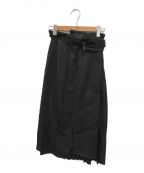UNITED TOKYOユナイテッドトーキョー）の古着「ハーフプリーツスカート/142144002」｜ブラック