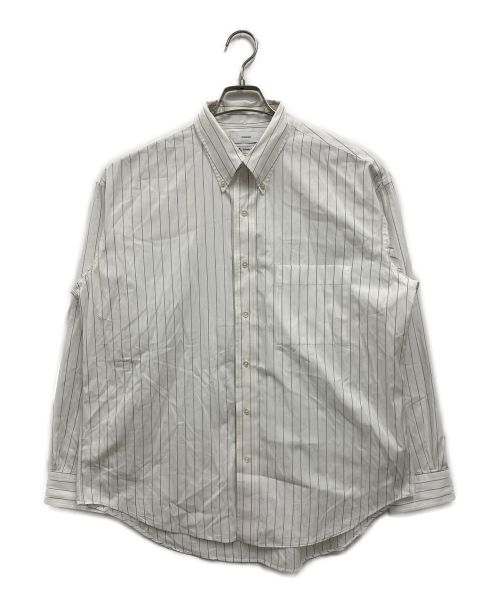 Graphpaper（グラフペーパー）Graphpaper (グラフペーパー) THOMAS MASON (トーマスメイソン) ロングスリーブボックスシャツ／L/S B.D Box Shirt／Thomas Mason ホワイト サイズ:2の古着・服飾アイテム