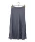 BLUE LABEL CRESTBRIDGE (ブルーレーベルクレストブリッジ) エアリーサテンプリーツスカート/55S05-127 ブルー サイズ:M：7000円