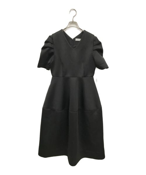 CELFORD（セルフォード）CELFORD (セルフォード) ポンチフレアワンピース ブラック サイズ:38の古着・服飾アイテム