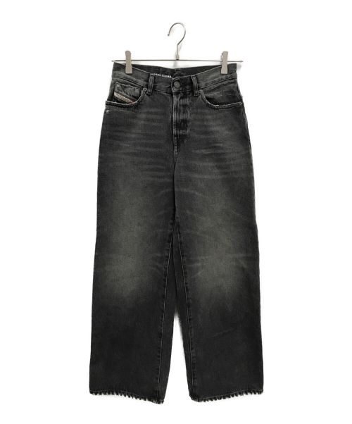 DIESEL（ディーゼル）DIESEL (ディーゼル) Bootcut And Flare Jeans 2000 Wideeデニムワイドパンツ グレー サイズ:24の古着・服飾アイテム