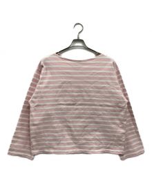 Traditional Weatherwear（トラディショナルウェザーウェア）の古着「BMB SHIRT BF/ワイドバスクシャツ」｜ピンク