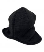 PEACE MINUSONEピースマイナスワン）の古着「ニット帽」｜ブラック