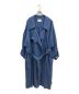AMERI（アメリ）の古着「BIG COLLAR LONG COAT/01920750170」｜ブルー