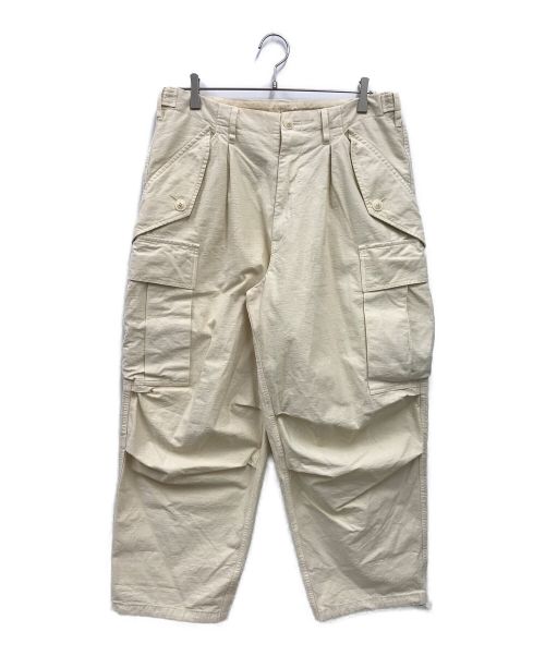 KOHKI（コッキ）KOHKI (コッキ) Army cotton gabardine trousers ベージュ サイズ:2の古着・服飾アイテム