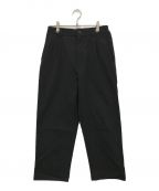 A vontadeアボンタージ）の古着「1 Tuck Easy Trousers」｜ブラック