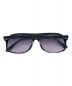 金子眼鏡 (カネコメガネ) UNITED ARROWS (ユナイテッドアローズ) ダブルブリッジサングラス ブラック：7000円