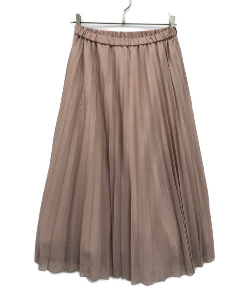 AMACA（アマカ）AMACA (アマカ) エスバンディライトプリーツスカート ベージュ サイズ:38の古着・服飾アイテム