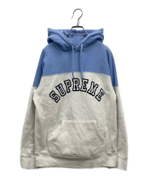 SUPREME（シュプリーム）Supreme (シュプリーム) 13AW 2-Tone Arc Logo Pullover ブルー サイズ:Mの古着・服飾アイテム