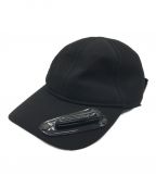 INNERRAUMインナーラウム）の古着「OBJECT C46 LOW BASEBALL CAP」｜ブラック