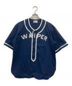 waiperワイパー）の古着「ベースボールシャツ」｜ネイビー