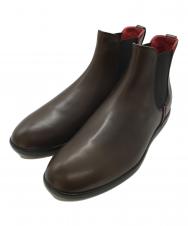 TOD'S (トッズ) Ferrari (フェラーリ) サイドゴアブーツ/XRM0ZG0R760V2J0678 ブラウン サイズ:9