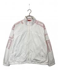 Supreme (シュプリーム) spellout embroidered track jacket ホワイト サイズ:S
