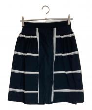 Vivienne Westwood RED LABEL (ヴィヴィアンウエストウッドレッドレーベル) チェックスカート ブラック サイズ:SIZE 01