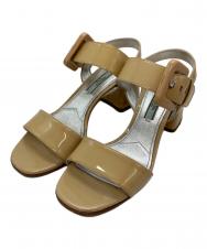 PRADA (プラダ) ヒールパンプス ベージュ サイズ:SIZE 36