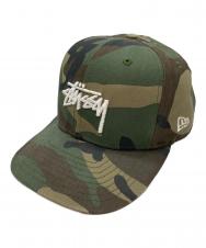 stussy (ステューシー) New Era (ニューエラ) カモフラロゴキャップ カーキ