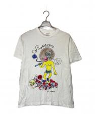 Supreme (シュプリーム) プリントTシャツ ホワイト サイズ:Ⅿ
