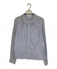 COMME des GARCONS COMME des GARCONS (コムデギャルソン コムデギャルソン) ストライプシャツ ブルー サイズ:SIZE M