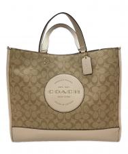 COACH (コーチ) デンプシートート40 シグネチャーキャンバスウィズコーチパッチ ベージュ サイズ:-
