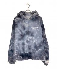 CAPTAINS HELM (キャプテンズヘルム) TIE-DYE BIG HOODIE グレー×ホワイト サイズ:SIZE XL