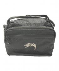 stussy (ステューシー) DIAMOND RIPSTOP SHOULDER BAG ブラック サイズ:-