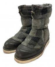 THE NORTH FACE (ザ ノース フェイス) Harris Tweed (ハリスツイード) ウインターブーツ グレー サイズ:SIZE 27cm