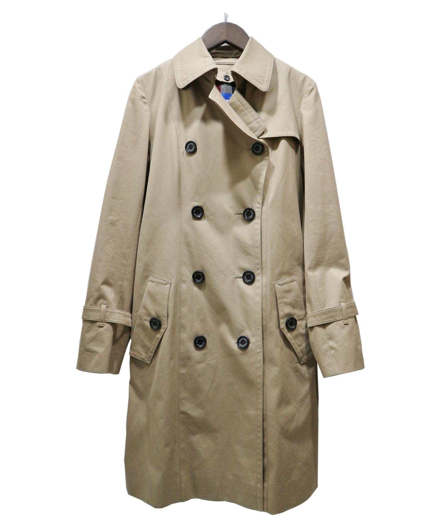 【中古・古着通販】BLUE LABEL CRESTBRIDGE (ブルーレーベルクレストブリッジ) チェックウールライナー付トレンチコート ベージュ サイズSIZE 36 前後 ＊｜ブランド