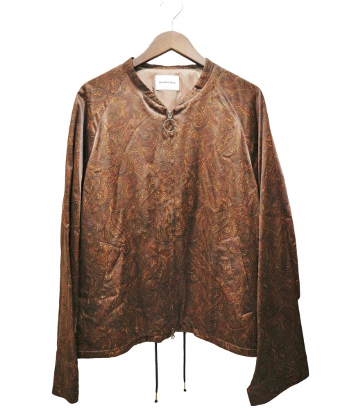 高級な Monkey timeのペイズリー柄ジャケット ecousarecycling.com