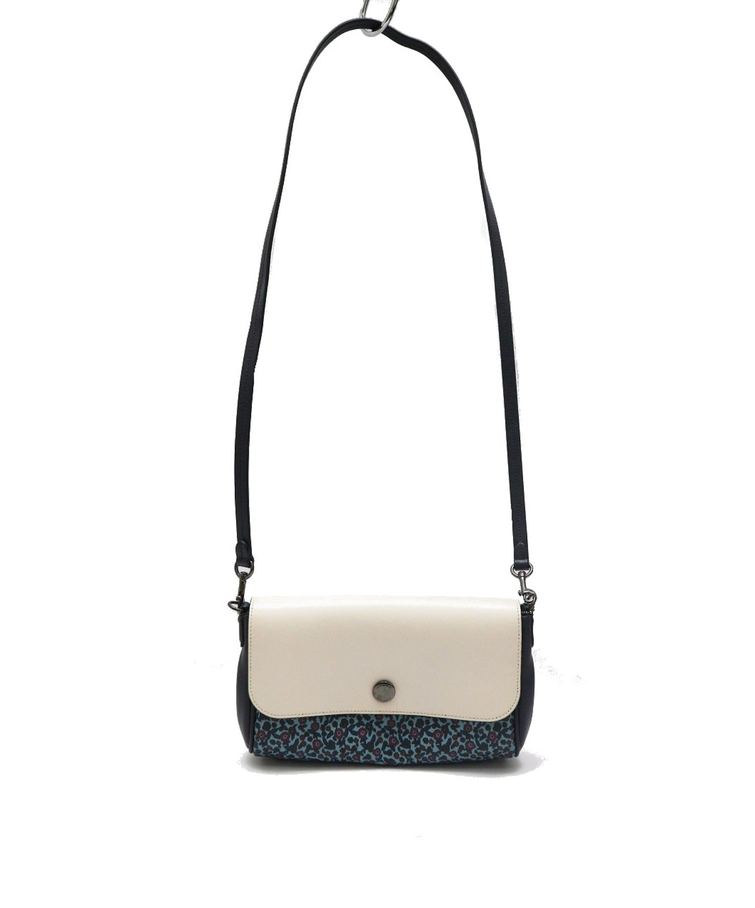 中古 古着通販 Coach コーチ フローラルプリントリバーシブルクロスボディバッグ ホワイト ブルー サイズ 表記なし F D1732 ブランド 古着通販 トレファク公式 Trefac Fashion