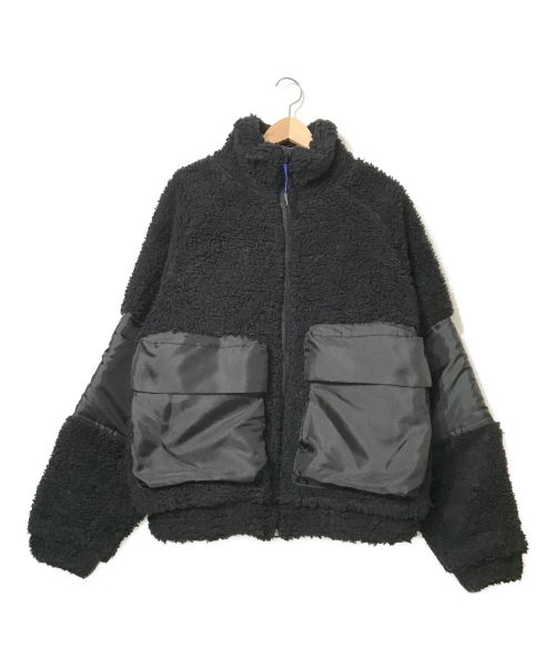 mnml（ミニマル）mnml (ミニマル) ボアジャケット ブラック サイズ:Mの古着・服飾アイテム