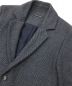 中古・古着 FRANK LEDER (フランクリーダー) ヘリンボーンウールジャケット グレー サイズ:XS：8800円