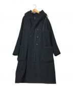 B Yohji Yamamoto（ビーヨウジヤマモト）の古着「18AW Wool Viyella Double Fastener Coat」｜ブラック