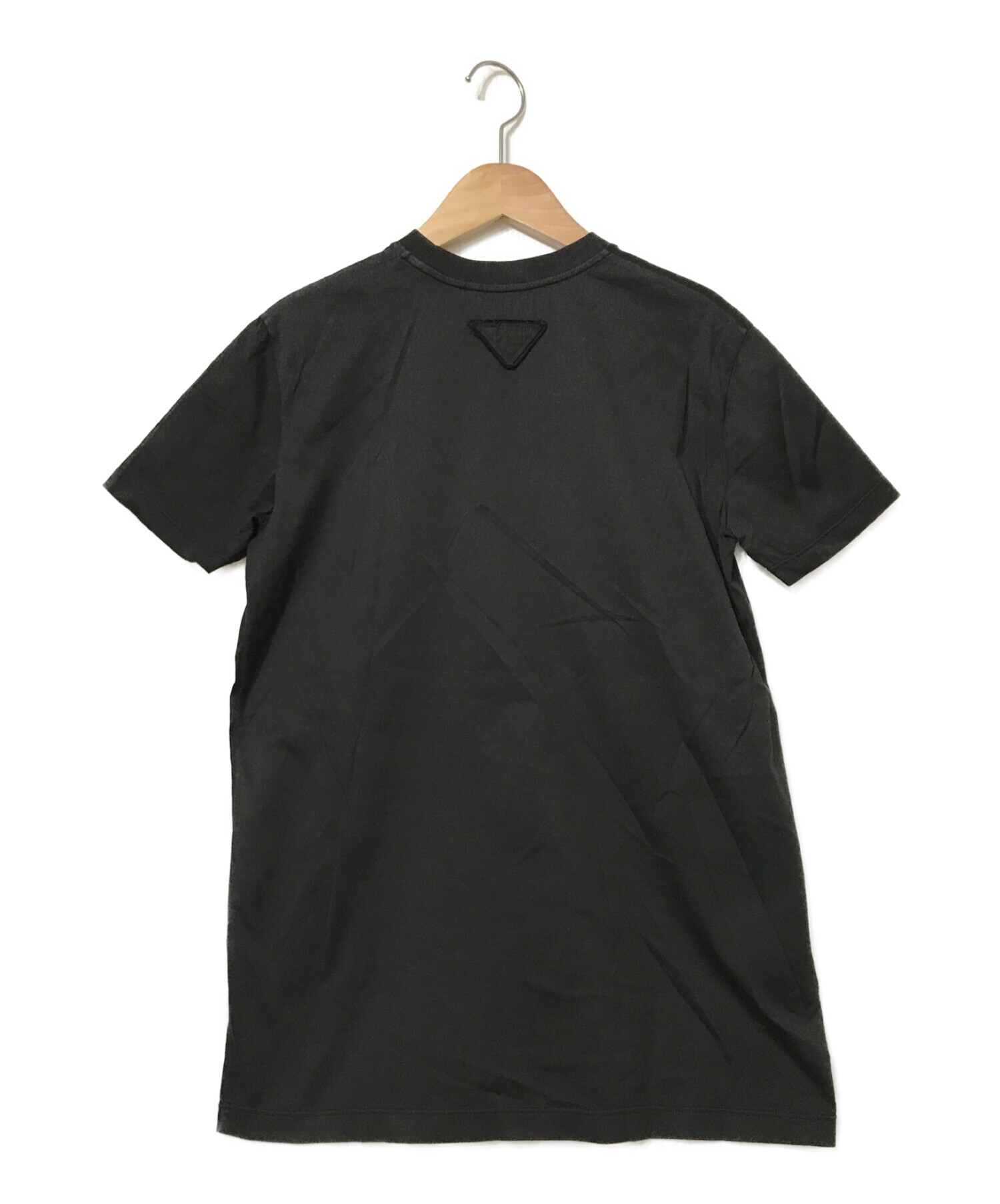 PRADA (プラダ) ジャージー Tシャツ ブラック サイズ:S
