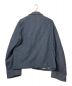uru (ウル) ウールデニム/4釦ジャケット ブルー サイズ:2：9800円