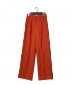 TODAYFUL（）の古着「Tuck Wool Trousers -LAVENDER」｜オレンジ