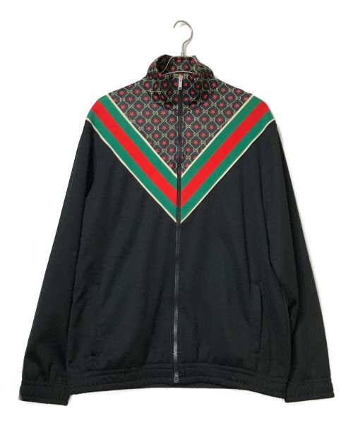 GUCCI（グッチ）GUCCI (グッチ) オーバーサイズジャージージャケット ブラック サイズ:Mの古着・服飾アイテム